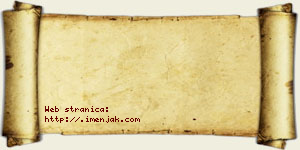 Gustav Čerenac vizit kartica